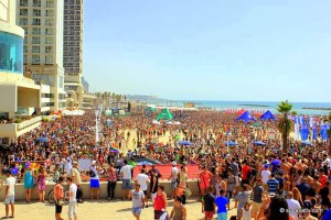 Tel Aviv Beach Life - Gordon Beach, Gay Pride Beach Party by Su Casa TLV Real Estate 